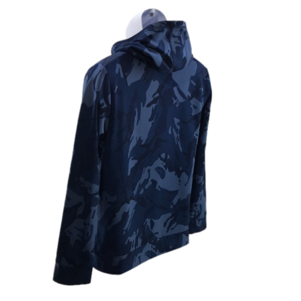 ADIDAS Kid’s Blue Camo Long Sleeve Hoodie—Sz Large 14/16 - Picture 3 of 17